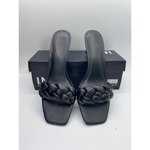I.N.C. International Concepts Black Parker Braiding Dress Sandals Size 11M NWB - Picture 2 of 5